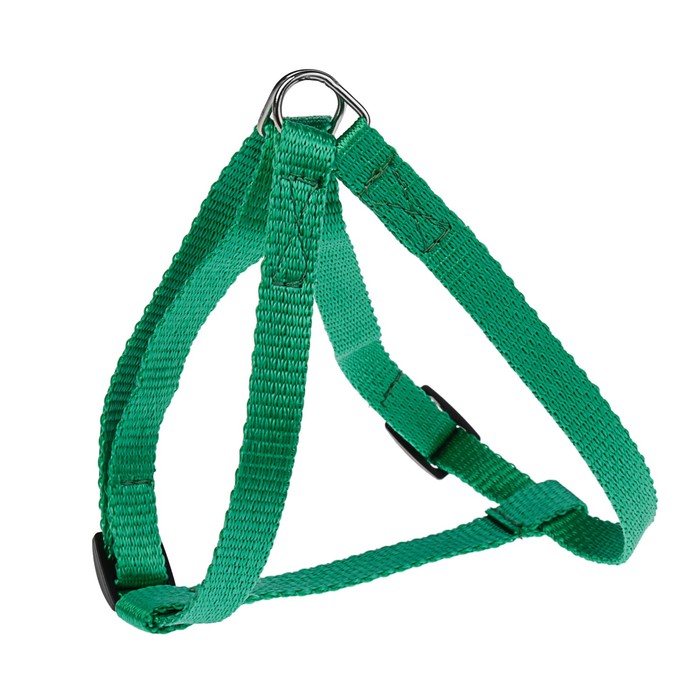 Шлейка капроновая быстросъемная, обхват груди 30-45 см, ширина 1,4 см, микс