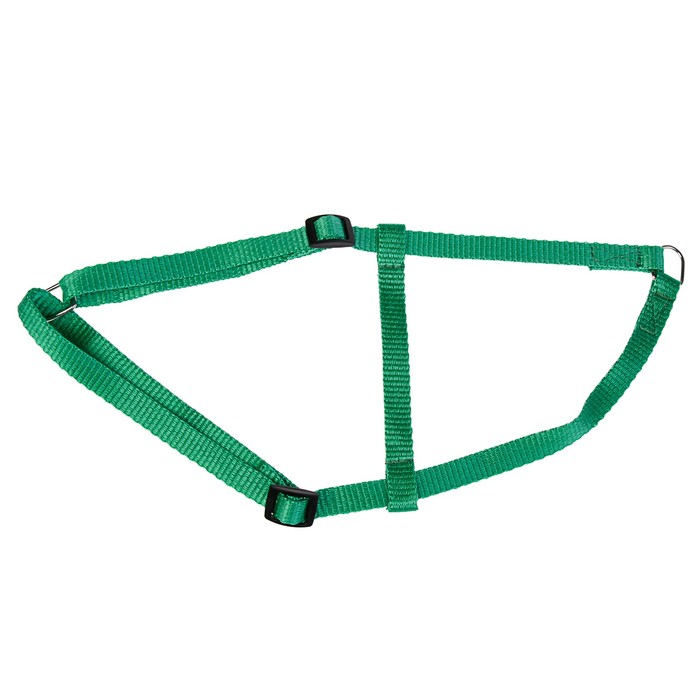 Шлейка капроновая быстросъемная, обхват груди 30-45 см, ширина 1,4 см, микс