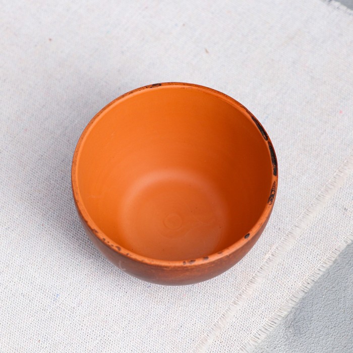 Солонка, красная глина, 0,12 л