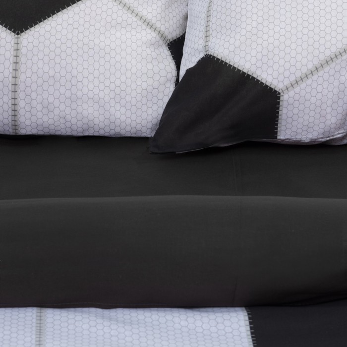 Постельное бельё "Этель" 2 сп Соты 175*215 см, 200*220 см, 50*70 см - 2 шт, поплин 125 г/м2