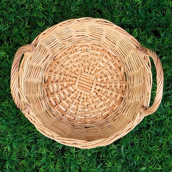 Корзина «Ушат», №1, Dдно= 14 см, Dверх=21 см, H=7 см, лоза