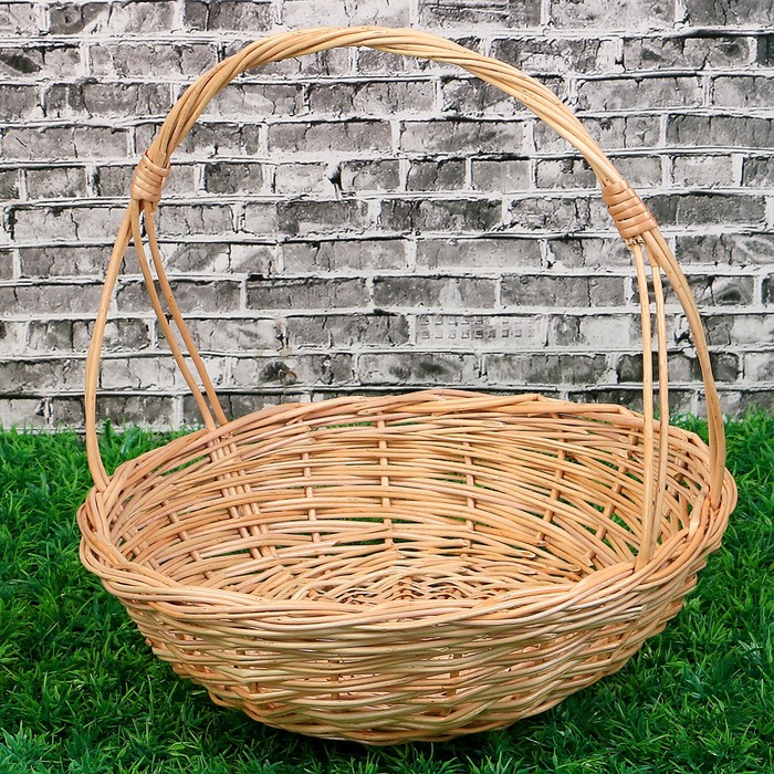 Корзина «Карина», №2, Dдно=16 см, Dверх=30 см, H=9/30 см, лоза