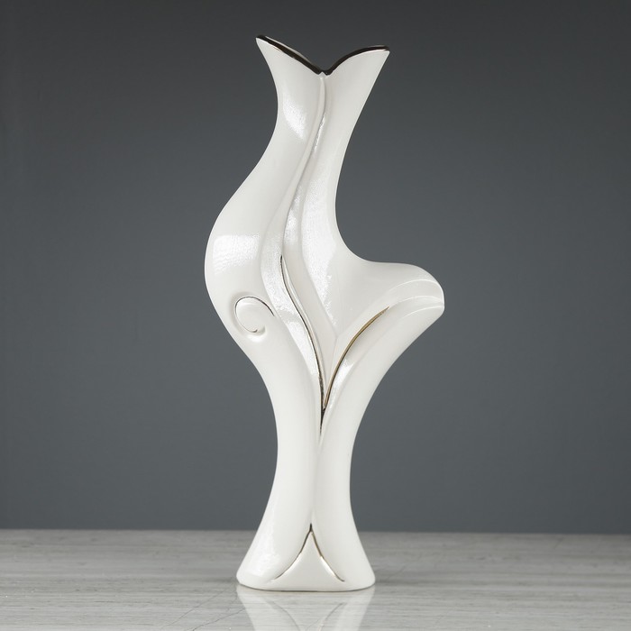 Ваза "Фазан" белый