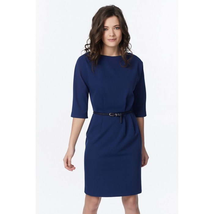Платье женское, размер 42, цвет синий 716-08-02