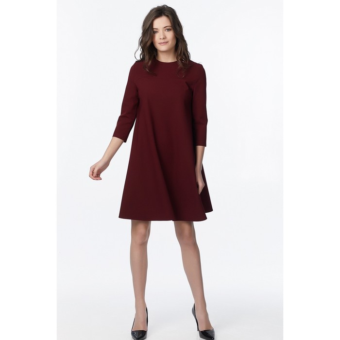 Платье женское, размер 42, цвет бордовый 793-05