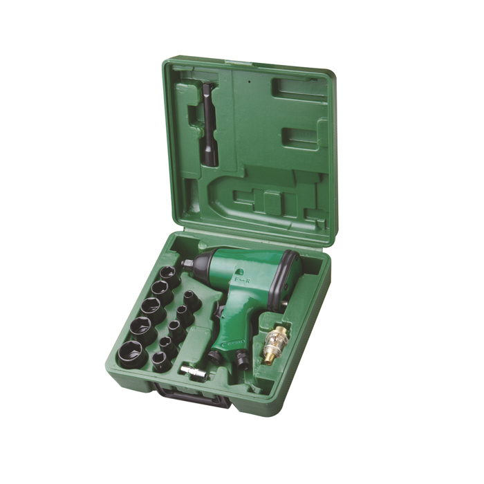 Пневматический гайковерт EDON RP7808, ударный, 1/2", 610 Нм, 184 л/мин, 6.3 бар, 9-27 мм