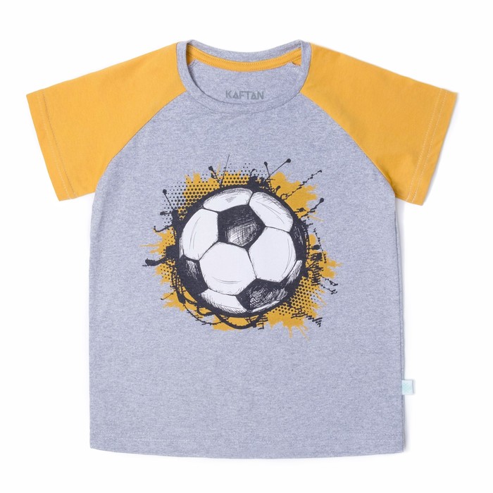 Футболка детская KAFTAN "Футбольный мяч" р-р 34 (122-128см), хл100%