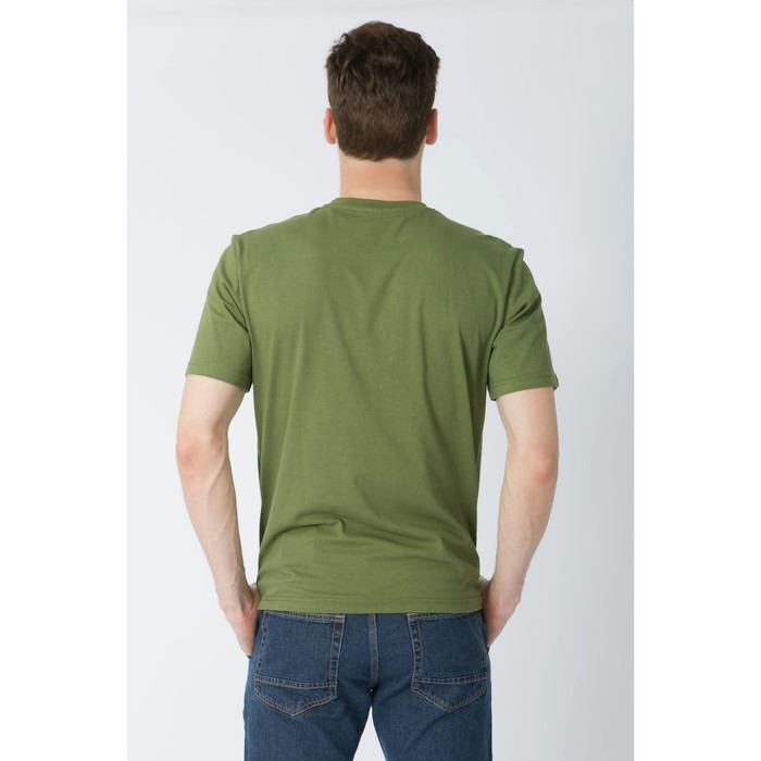 Футболка мужская KAFTAN "Wildness" хаки микс р-р XL(50-52), 100% хл.