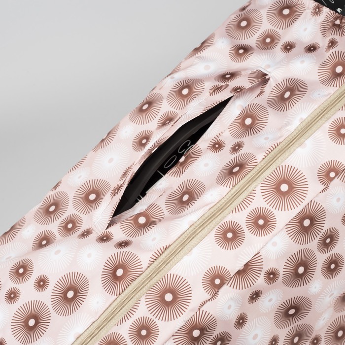 Чехол для чемодана «Одуванчики», расширение по периметру, цвет бежевый