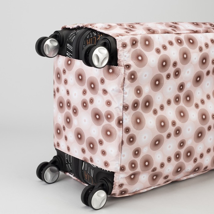 Чехол для чемодана «Одуванчики», расширение по периметру, цвет бежевый