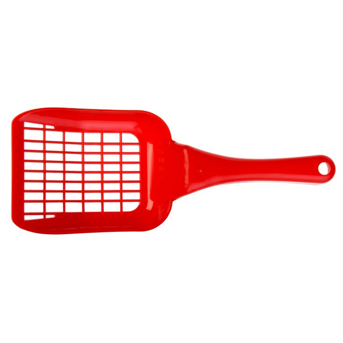 Совок для кошачьего туалета, красный