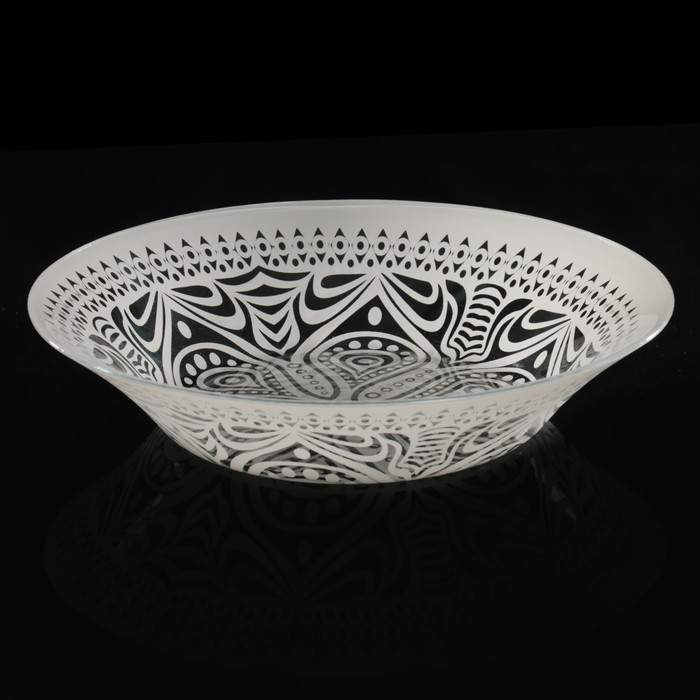 Тарелка "Бохо" розовая  22 см