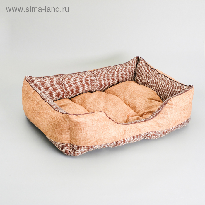 

Лежанка "Лофт мокко №4", 70 х 55 х 20 см, светло-бежевый
