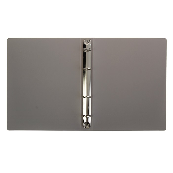 папка на 4 кольцах А5 16мм Proff. Standard серая 03-6524