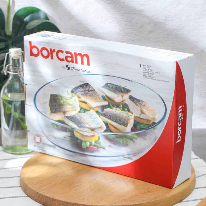 Форма для запекания овальная Borcam, 3 л