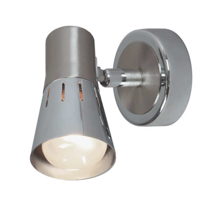 Люстра спот "Соло" 1x40W Е14 хром 13x12x8см