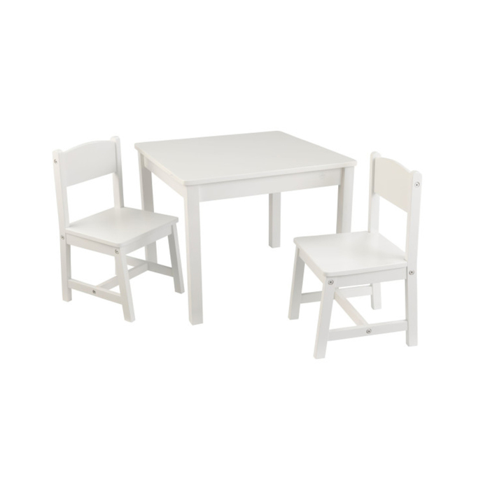 Набор детской мебели Aspen, стол, 2 стула, цвет белый