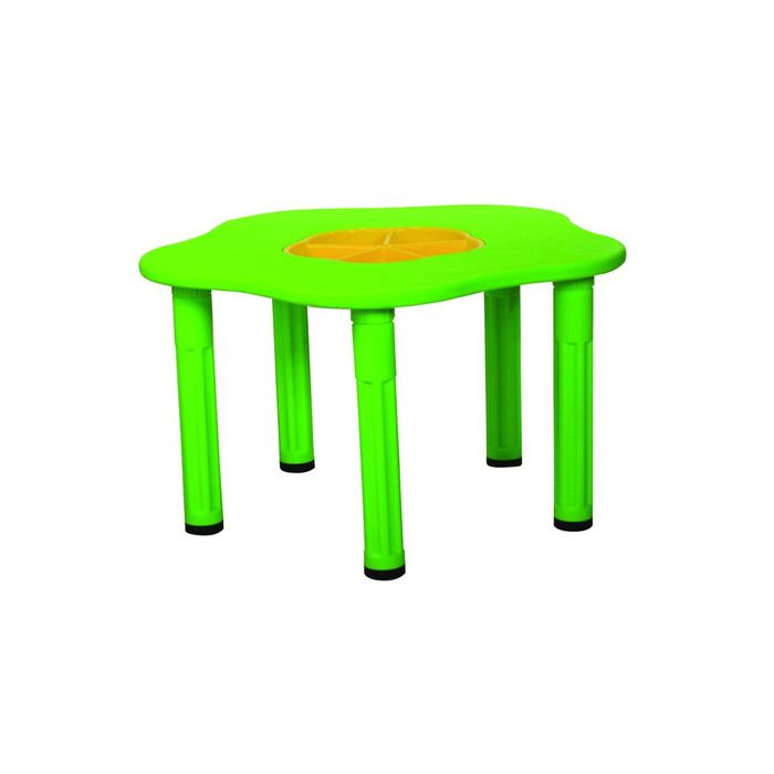 Столик детский "Сэнди", с системой хранения мелочей, цвет зелёный