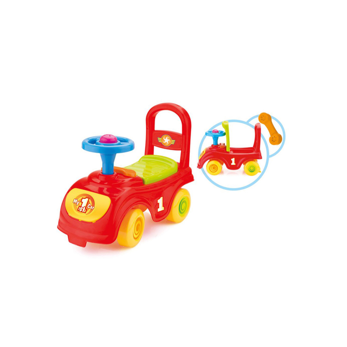 Толокар-автомобиль, красный