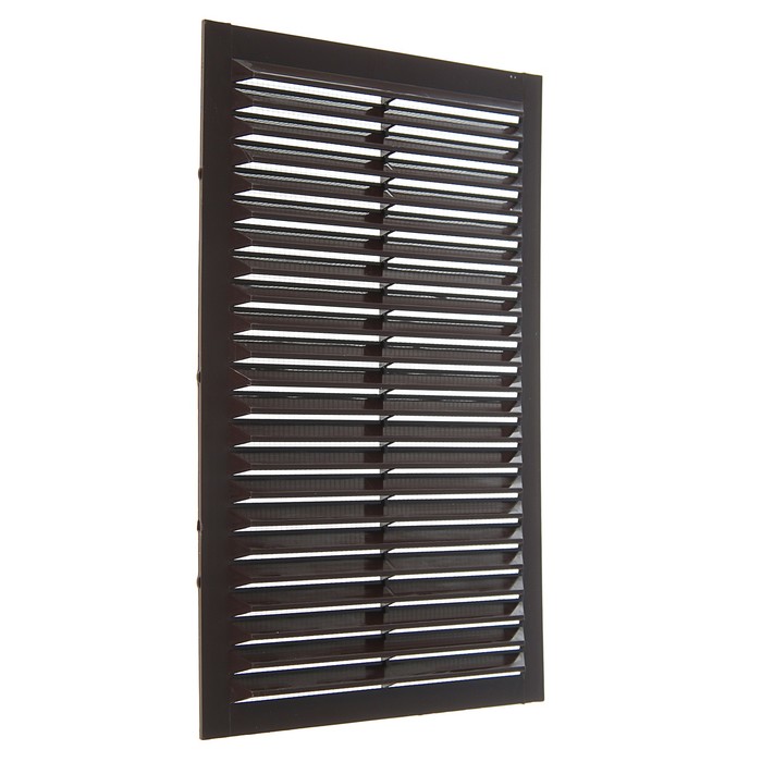 Решетка накладная "Эковент" 1724 С, 170x240 мм, цвет коричневый