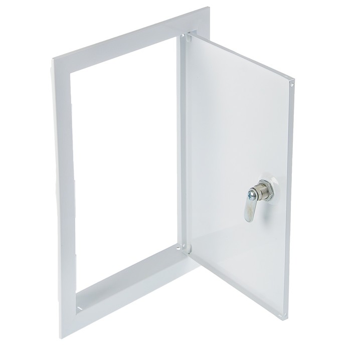 Лючок ревизионный 2030ЛМЗ, 200х300 мм, металлический с замком