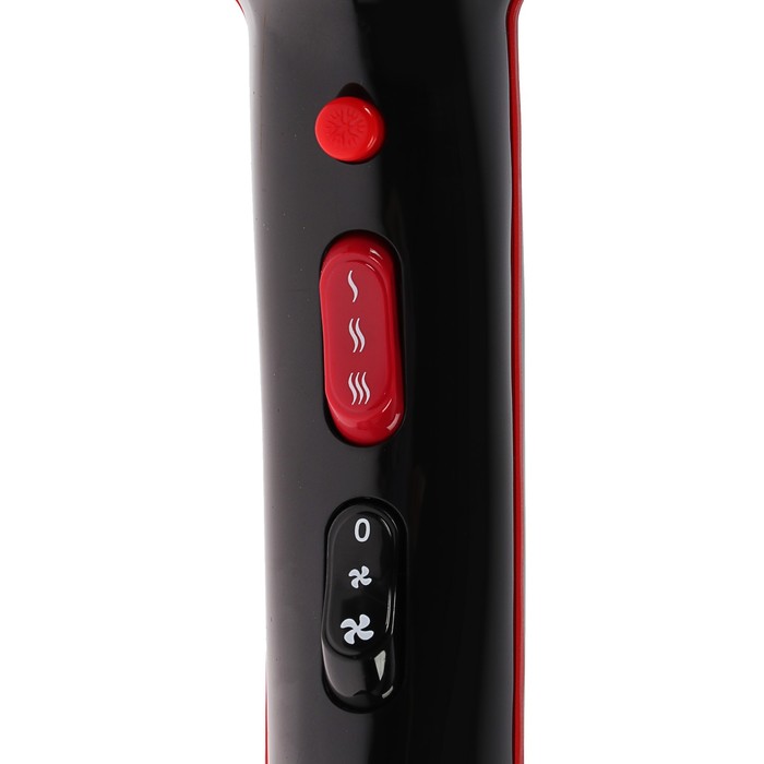 Фен Mark Shmidt 9500, 2200 Вт, 2 насадки, 6 режимов, ионизация, до 10000ч, шнур 3м, чёрный