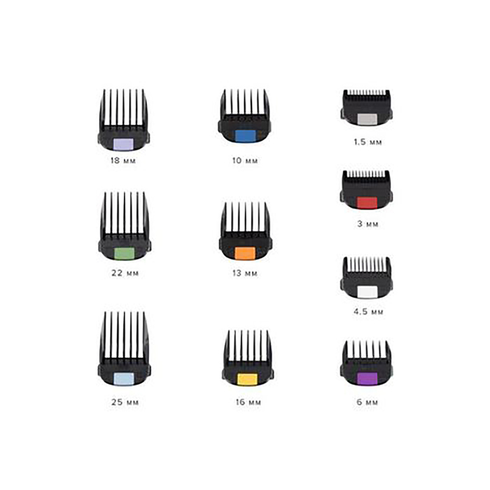 Набор насадок для машинки для стрижки Fresh Fade, 10 шт, 1.5-25 мм