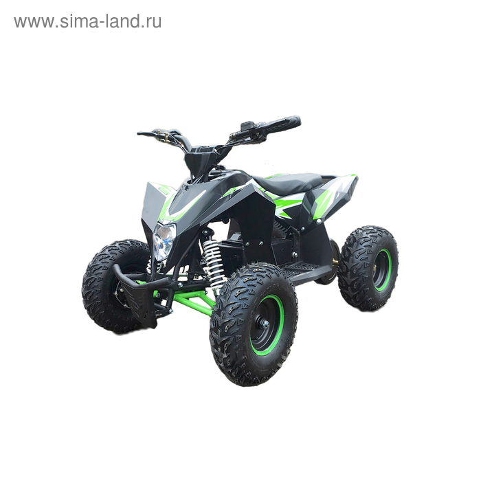 цена Детский электро квадроцикл MOTAX GEKKON 1300W, чёрно-зелёный