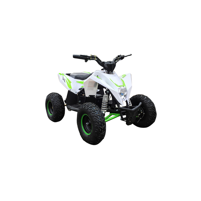 Детский электро квадроцикл MOTAX GEKKON 1300W, бело-зеленый