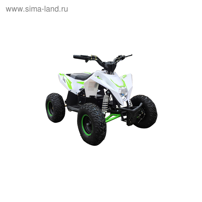 цена Детский электро квадроцикл MOTAX GEKKON 1300W, бело-зелёный