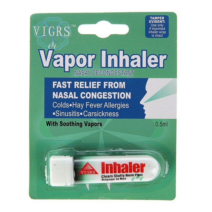Ингалятор Vapor Inhaler с эфирным маслом эвкалипта, 2 г