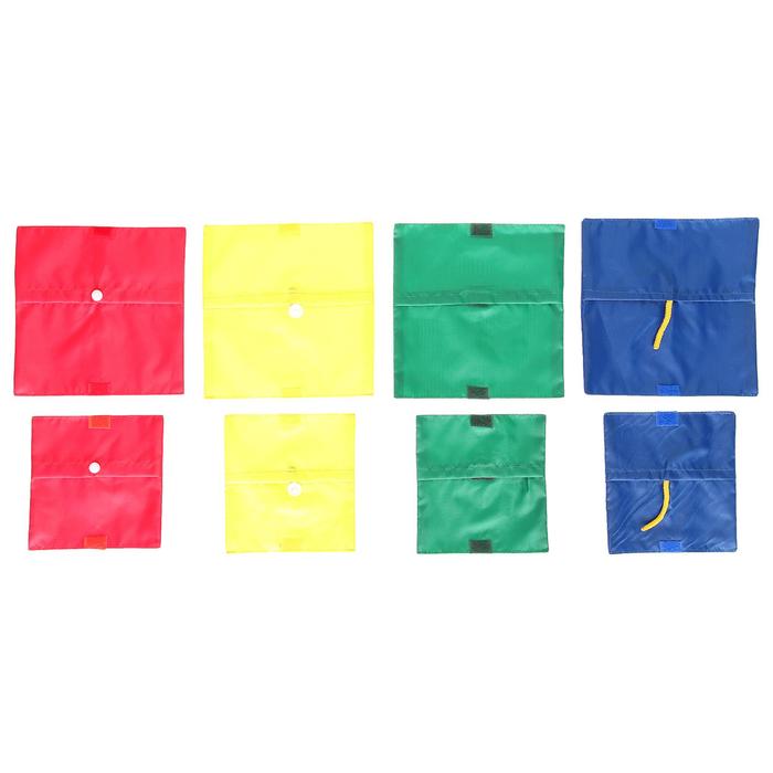 Игровое поле «Застёжки», набор из 8 штук, цвет микс