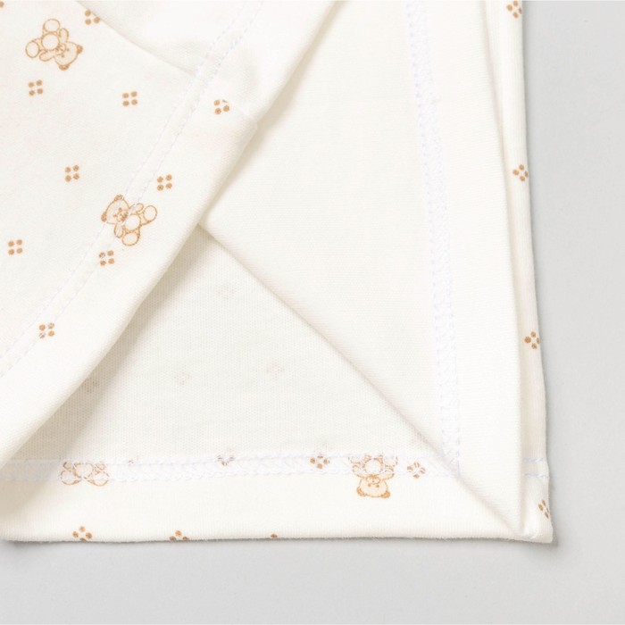 Кофта с длинным рукавом детская "Маленькие мишки", рост 74 см, цвет молочный 12841_М