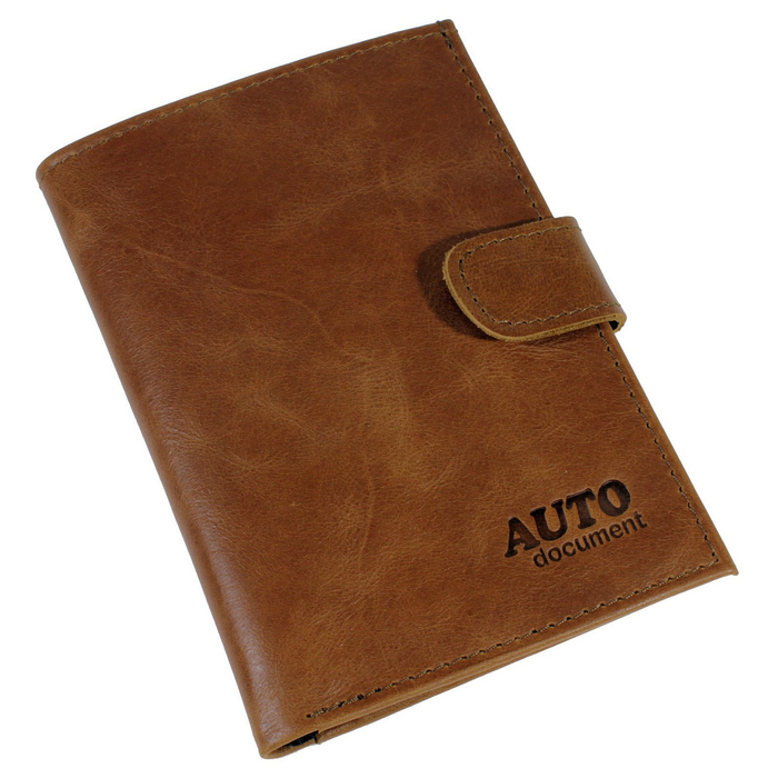 Обложка для документов, цвет коричневый
