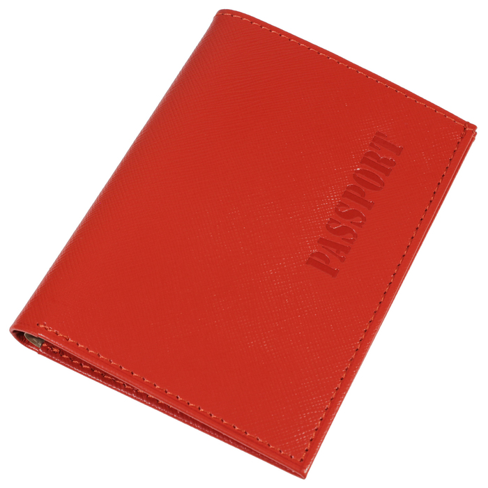 Обложка для паспорта, цвет красный