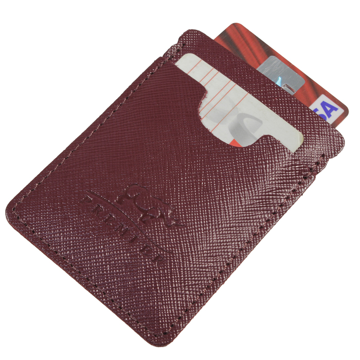 Обложка для документов, цвет бордовый