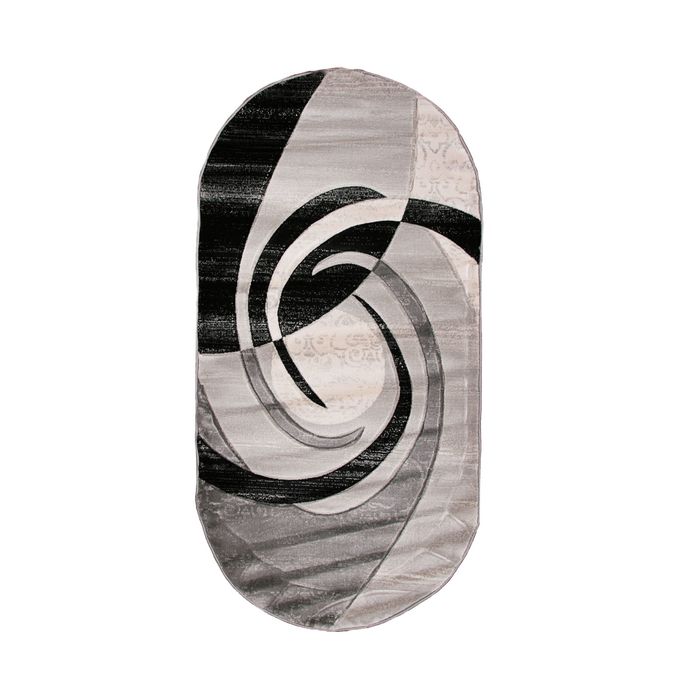 Ковёр Omega Hitset 1378 BONE/D.GREY 2.5*4.0 м, овал