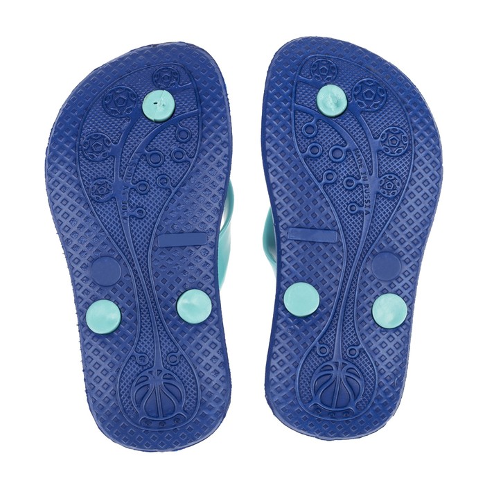 Сланцы детские River арт. 018 (Синий/бирюзовый) (р. 25)