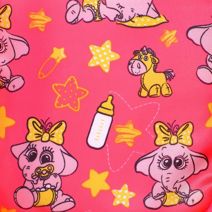 Коляска универсальная «Слоник» из атласа, металлический каркас