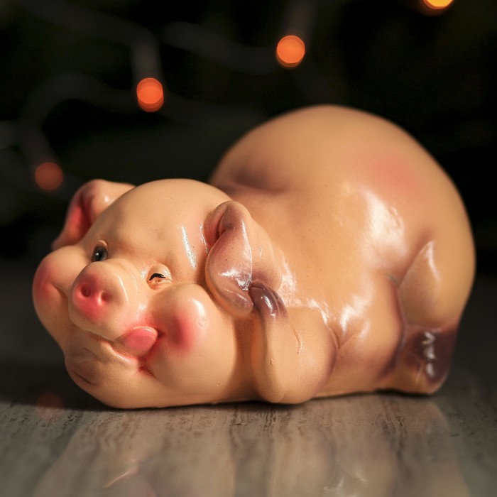 Копилка "Свинка лежит"