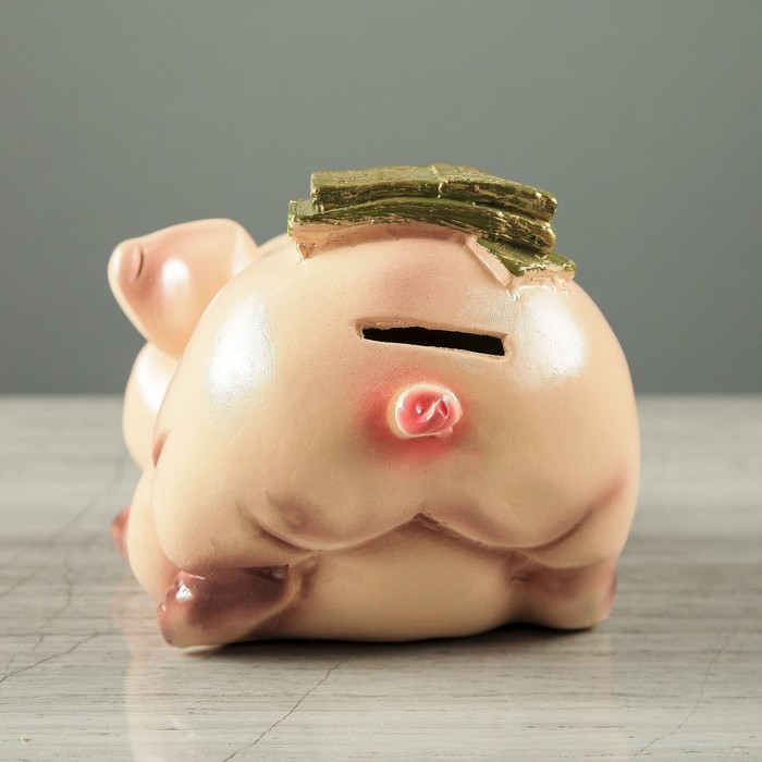 Копилка "Свинья с долларом"