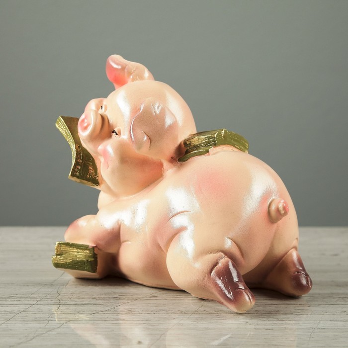 Копилка "Свинья с деньгами во рту"