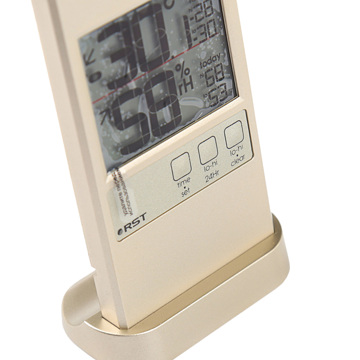 Термогигрометр RST 01594, цифровой, шампань