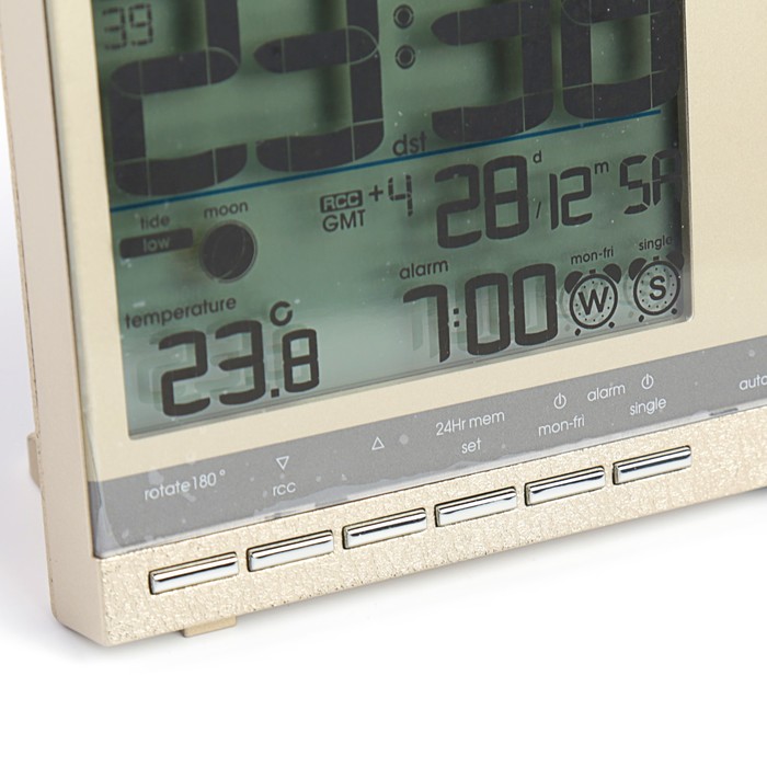 Часы RST 32758, проекционные, цвет шампань