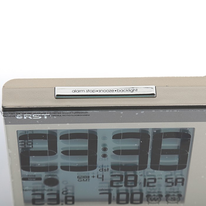 Часы RST 32758, проекционные, цвет шампань