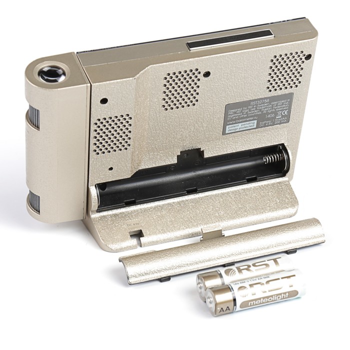 Часы RST 32758, проекционные, цвет шампань