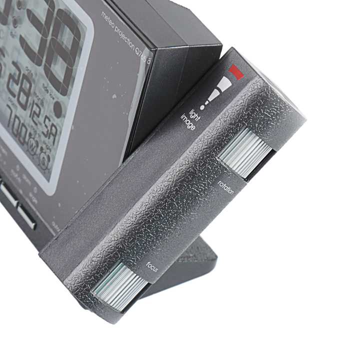 Часы RST 32765, проекционные, дом/улица, цвет темный графит