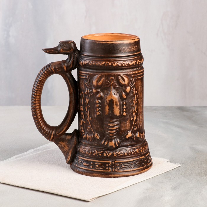 Пивной бокал "Рак"