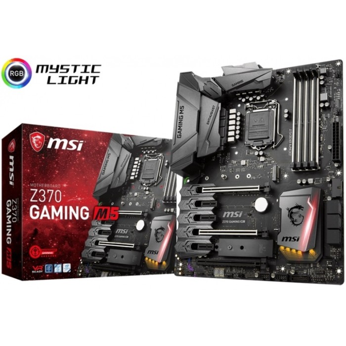 Материнская плата MSI Z370 GAMING M5, Soc-1151v2, Intel Z370, 4xDDR4, ATX, Ret
