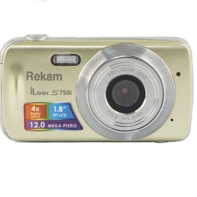 

Фотоаппарат Rekam iLook S750i, 12 Mpix ,1.8", SD,MMC CMOS, AAA, золотистый